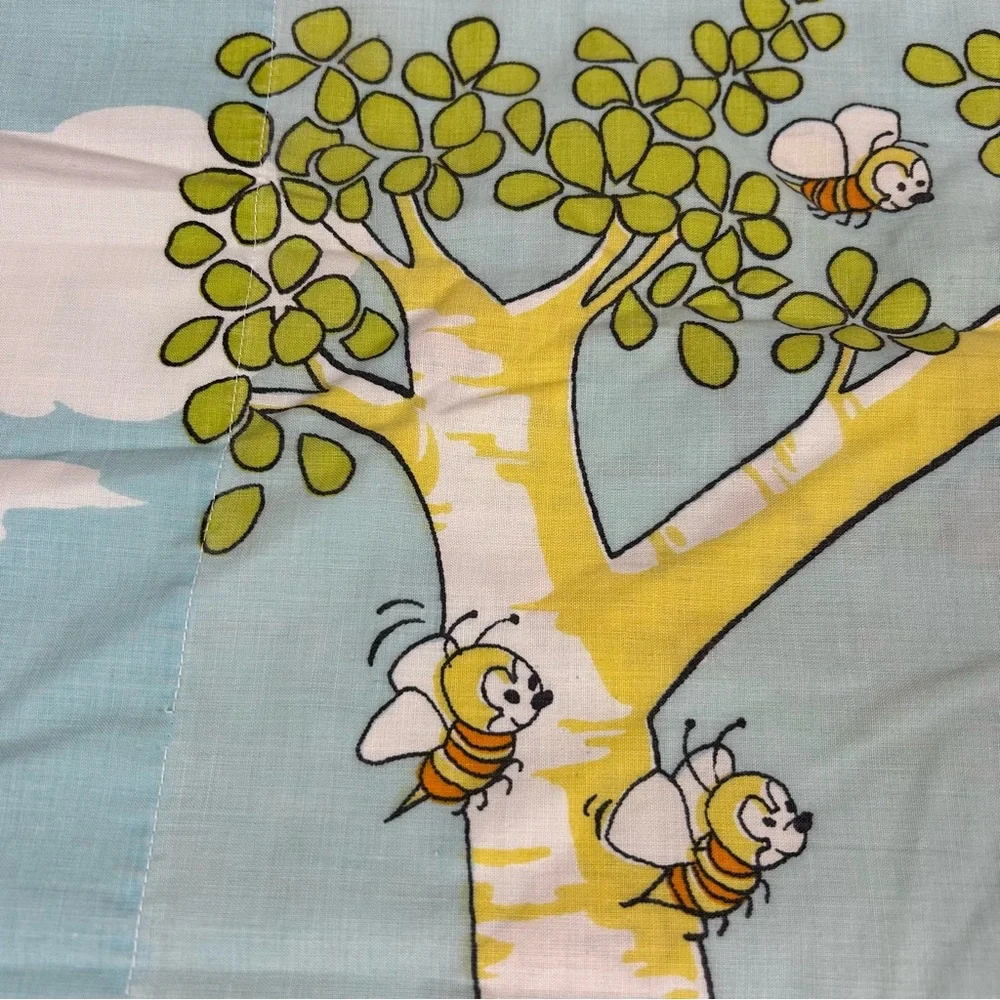 Vintage Yogi Bear Pillowcase Picnic Boo-Boo Bear Hanna Barbera Burlington House